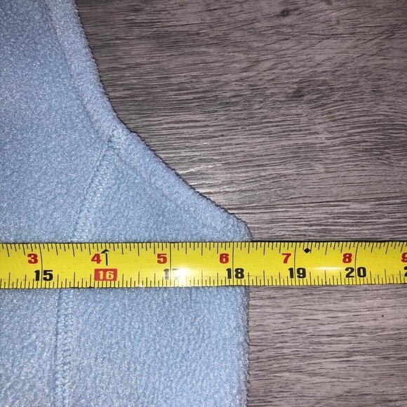 Patagonia Synchilla Women Medium Fleece Vest Sweater Blue Full Zip Outdoor 25164 - Picture 5 of 6